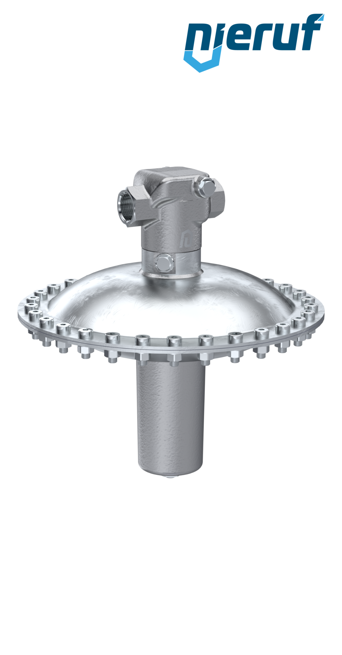 mbar-Druckminderer DN20 DM24 Innengewinde NPT Edelstahl EPDM 30 - 500 mbar