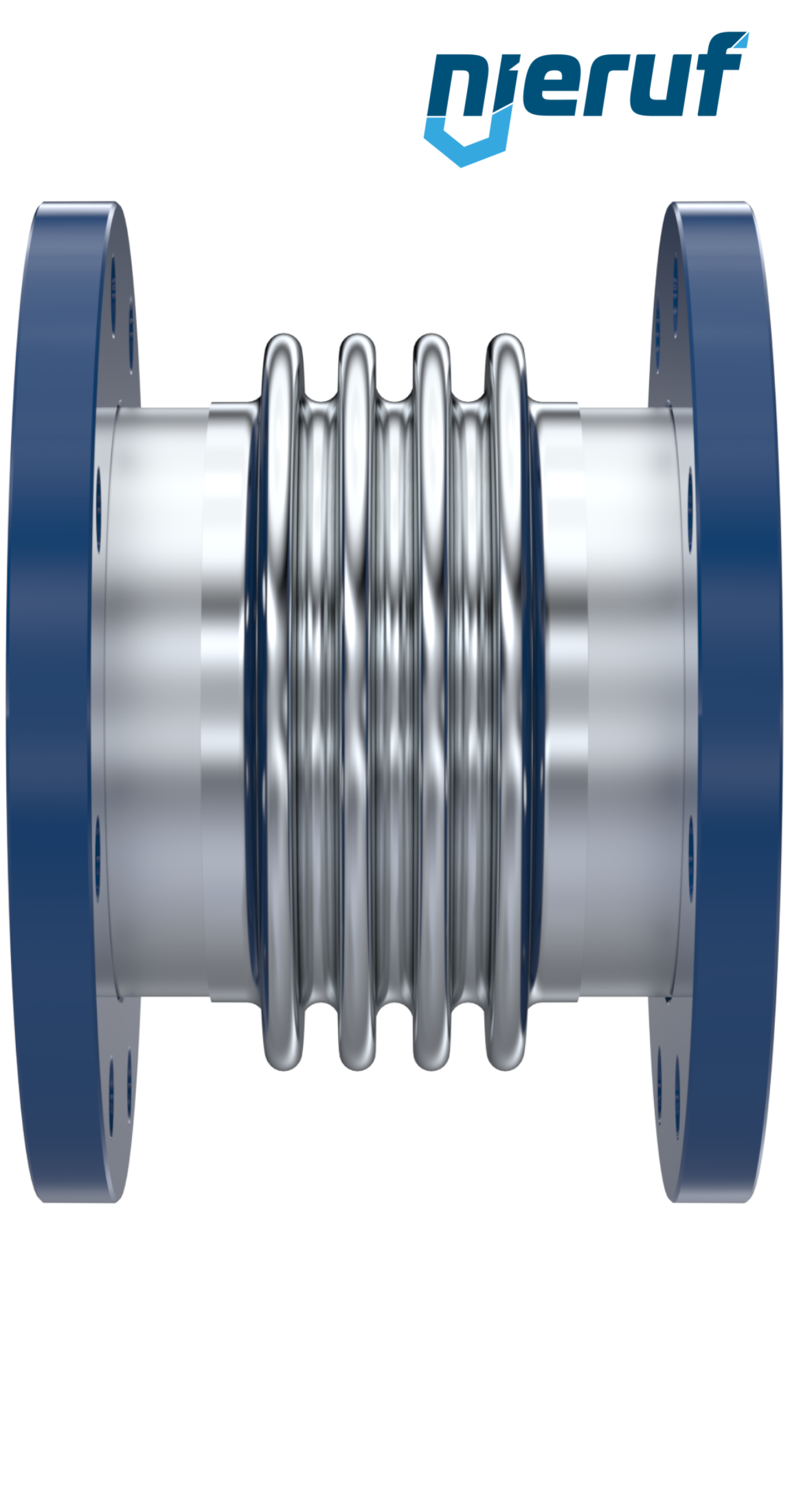 Compensateur axial DN150 modèle KP05 bride à collerette et soufflet en acier inoxydable