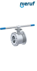 Compact ball valve DN100 PN40 FK04 stainless steel 1.4408