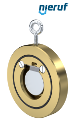 Zwischenflansch-Rückschlagklappe DN40 ZR09 Alubronze 2.0975 FKM