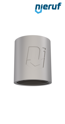 socket 1 1/2" inch female stainless steel 316 L