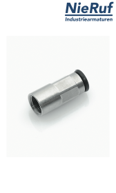 Manometerverschraubung EF02 Messing NBR G1/4" D4mm