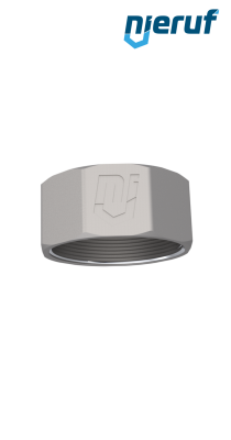 cap 1/2" inch female stainless steel 316