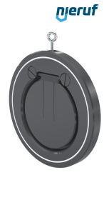 Zwischenflansch-Rückschlagklappe DN150 ZR05 Kunststoff PVC-U PTFE