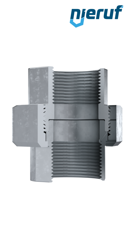 Malleable cast iron fitting union no. 340, DN20 - 3/4" inch galvanized