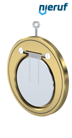 Zwischenflansch-Rückschlagklappe DN200 ZR09 Alubronze 2.0975 NBR
