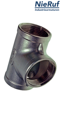 T-Stück 1 1/4" Zoll NPT Edelstahl 316 90° Winkel IG