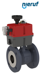 Elektrischer-Flanschkugelhahn DN32 - 1 1/4" Zoll EK04 24-240V