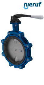Absperrklappe AK02 DN 125 PN10-PN16 FDA Konform