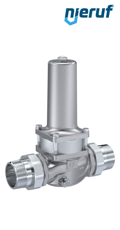 Kolben-Druckminderer Außengewinde 2" Zoll DM10 Edelstahl FKM 2,0 - 20,0 bar
