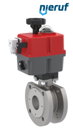 Kompaktowy zawór kulowy kołnierzowy DN50 EK07 24-240V