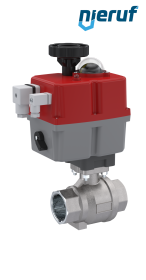 automatic-ball valve DN25 - 1" inch stainless steel 24-240V EK02 DVGW-water