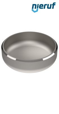 caps DN40 48,3 mm x 2,0 mm stainless steel 1.4541 similiar to DIN 28011