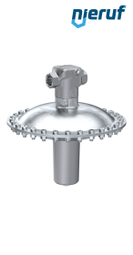 Millibar-Druckminderer DN25 DM23 Innengewinde Edelstahl FKM 30 - 500 mbar