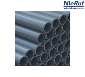 PVC Rohr 110 mm x 4,2 mm 10bar 2 Meter mit glatten Enden