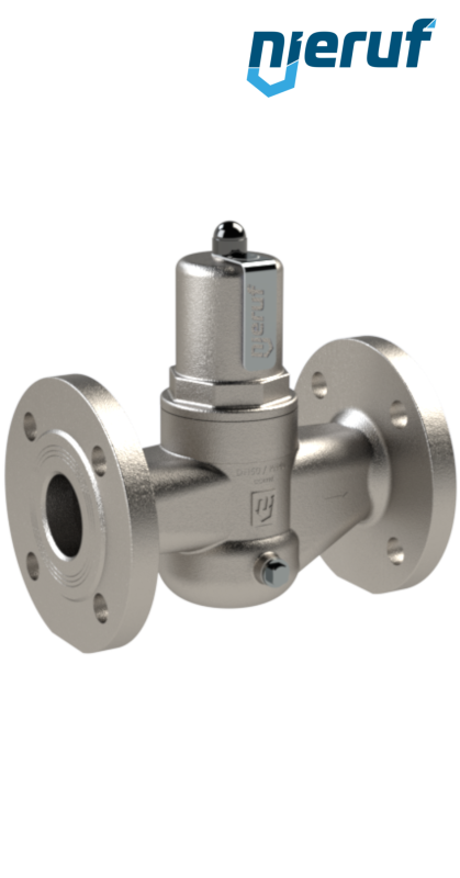 Flansch-Druckminderer DN 50 PN40 DM08 Edelstahl FKM 5,0 - 15,0 bar