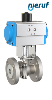 ball valve with actuator DN20 PK05 pneumatic actuator single acting