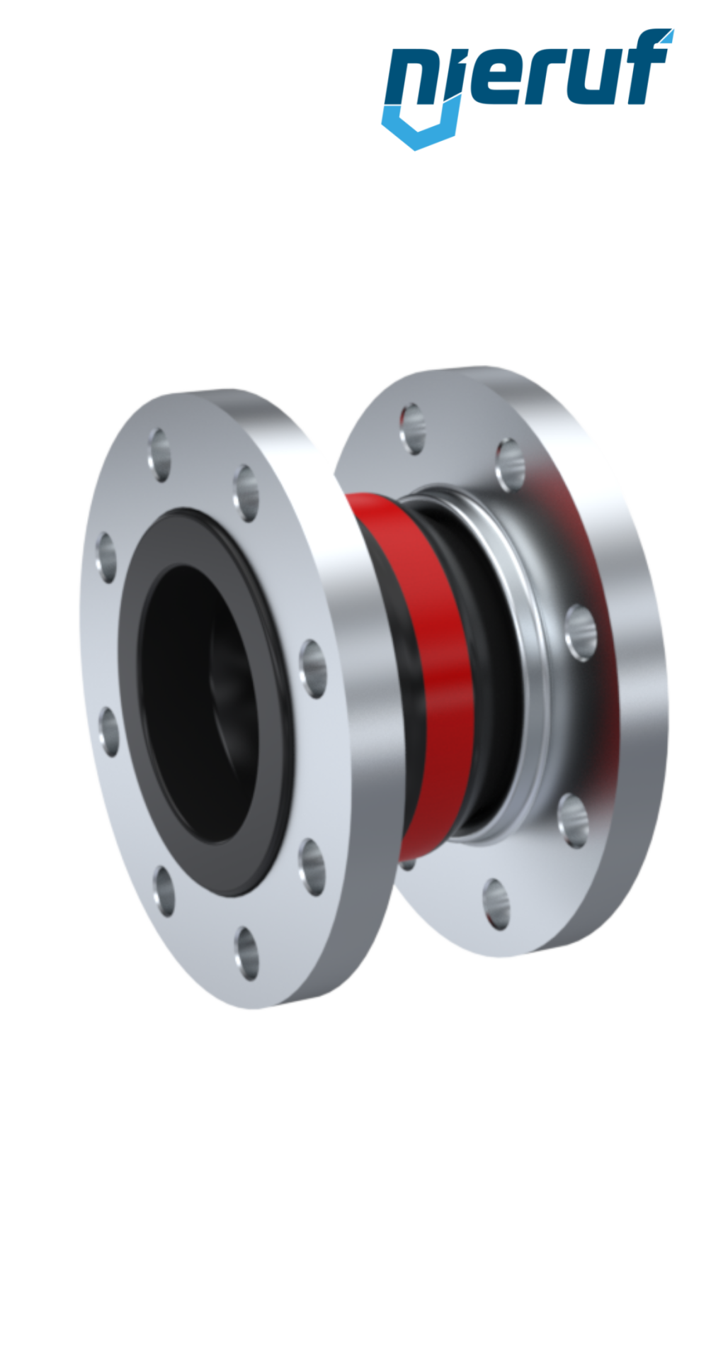 Compensateur DN200 modèle KP04 bride acier inoxydable manchon EPDM DVGW-eau potable autorisation