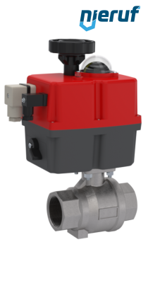 automatic-ball valve DN25 - 1" inch stainless steel electric 24-240V EK02