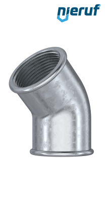 Malleable cast iron fitting elbow no. 120, DN20 - 3/4" inch galvanized