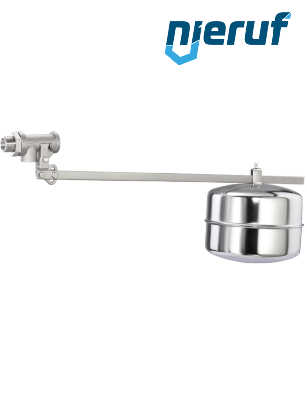 Schwimmerventil 1/2" Zoll Edelstahl FPM SW04 Schwimmer: in Edelstahl