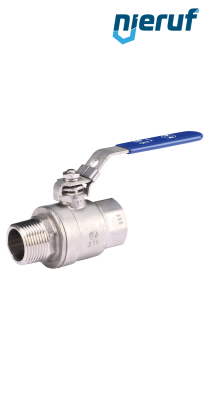 Edelstahl-Kugelhahn DN50 - 2" Zoll IGxAG GK19