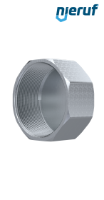Tempergussfitting Kappe Nr. 300, DN80 - 3" Zoll verzinkt