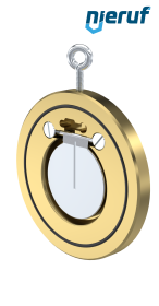 Zwischenflansch-Rückschlagklappe DN65 ZR09 Alubronze 2.0975 FKM