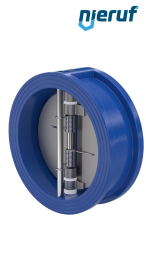 Doppelflügel-Rückschlagklappe DN150 DR01 GGG40 EPDM