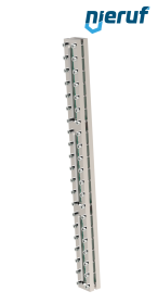Behälter-Schauglas L=620mm  BS03 Edelstahl 1.4571 Borosilikatglas, Reflex 16bar