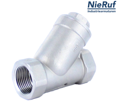 valvola di ritegno DN20 - 3/4" pollici acciaio inossidabile 1.4408 PTFE