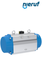 pneumatic actuator AN02 single acting, normally open GS-240 90° with 9 springs