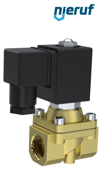 Solenoid valve G 1/4" Inch brass MV07 FKM 24V DC