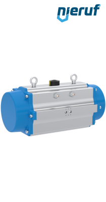 Pneumatischer Antrieb AN02 einfachwirkend, federschließend GS-300 90° mit 12 Federn