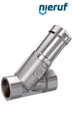 déverseur/soupape de décharge  1/2" pouce femelle UV16 acier inoxydable 0,5 - 2,5 bar PTFE