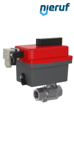 automatic-ball valve DN10 - 3/8" inch stainless steel electric 85-240V EK02