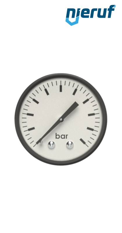 Manometer G 1/8" axial 40 mm Stahl MM02 0 - 4,0 bar