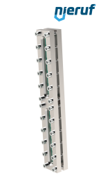 Behälter-Schauglas L=500mm  BS03 Edelstahl 1.4571 Borosilikatglas, Reflex 16bar