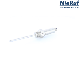 Temperaturmesser 0°C - +50°C G 1/2" B Sensor 100 mm 2-Leiter: 4-20mA 8 mm