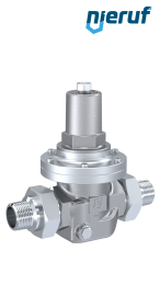 Niederdruck-Druckminderer Außengewinde 1 1/4" Zoll DM19 Edelstahl EPDM FDA 0,2 - 2,0 bar