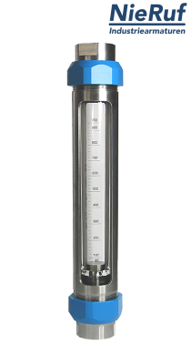 Schwebekörper Durchflussmessgerät 3/4" Zoll 4000,0 - 40000,0 l/h Luft EPDM