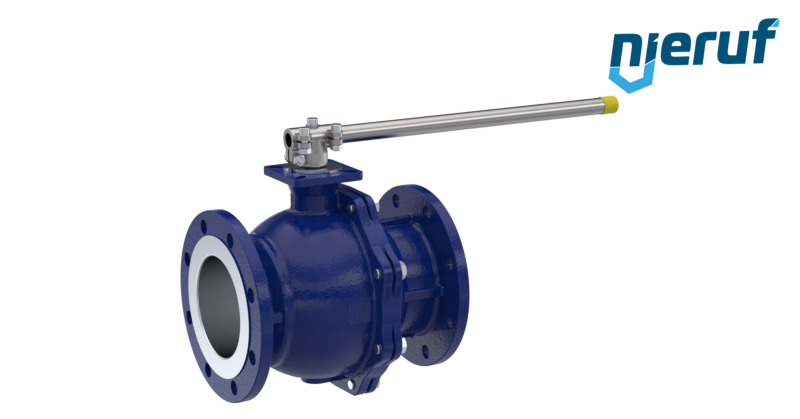 Gas-Flanschkugelhahn DN80 FK12 Stahlguss 1.0619
