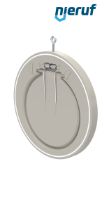 Zwischenflansch-Rückschlagklappe mit Feder DN300 ZR08 Kunststoff PP-H PTFE