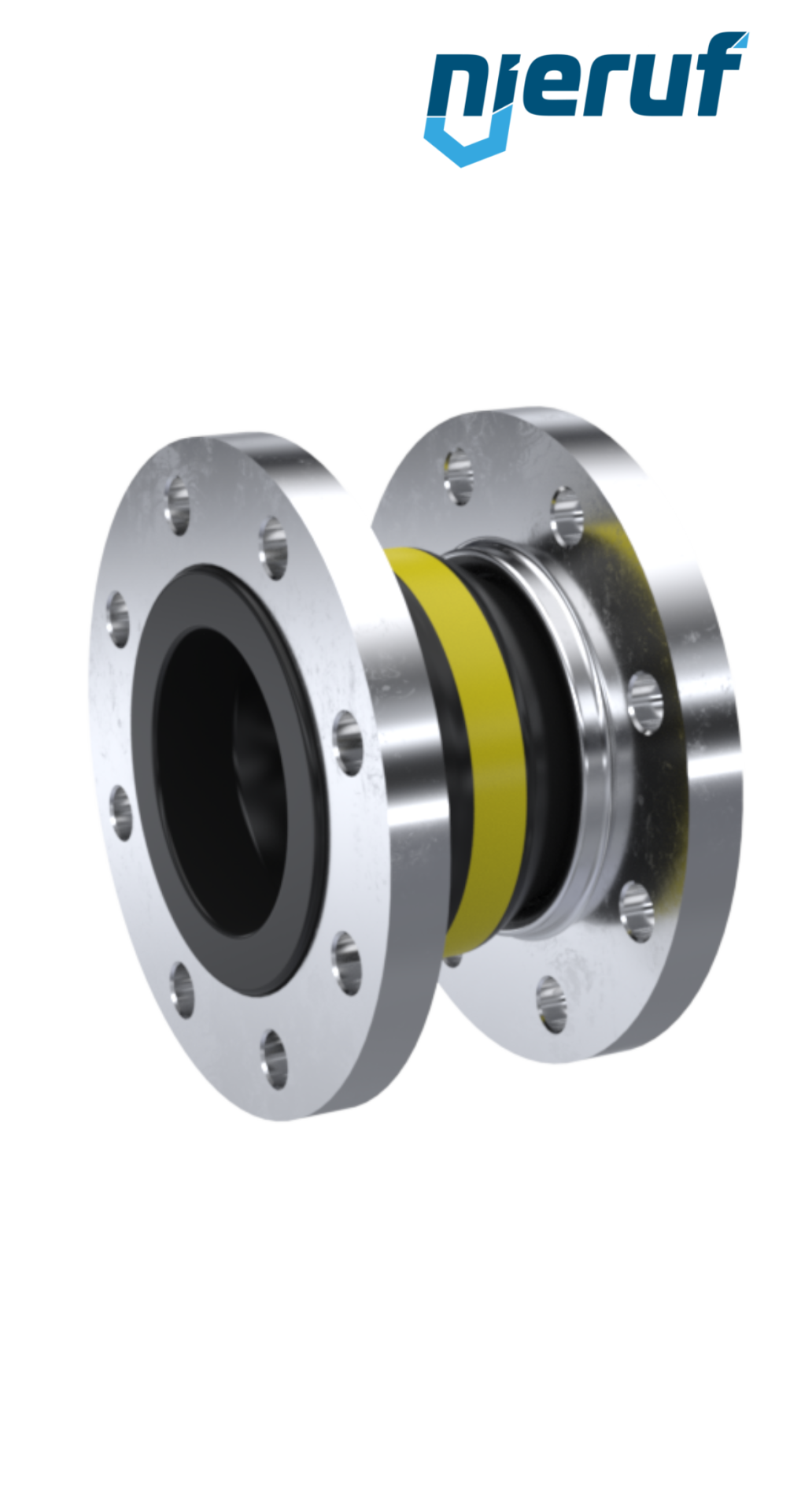 Compensatore DN250 tipo KP04 flange acciaio, manicotto NBR