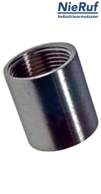 Muffe 3/4" Zoll NPT IG Edelstahl 316L