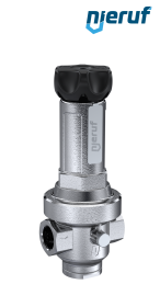 Präzisions-Druckregler 3/4" Zoll DM15 Edelstahl FKM 10,0 - 50,0 bar