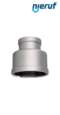 manchon réducteur 3" x 2 1/2" pouce acier inoxydable 316 femelle