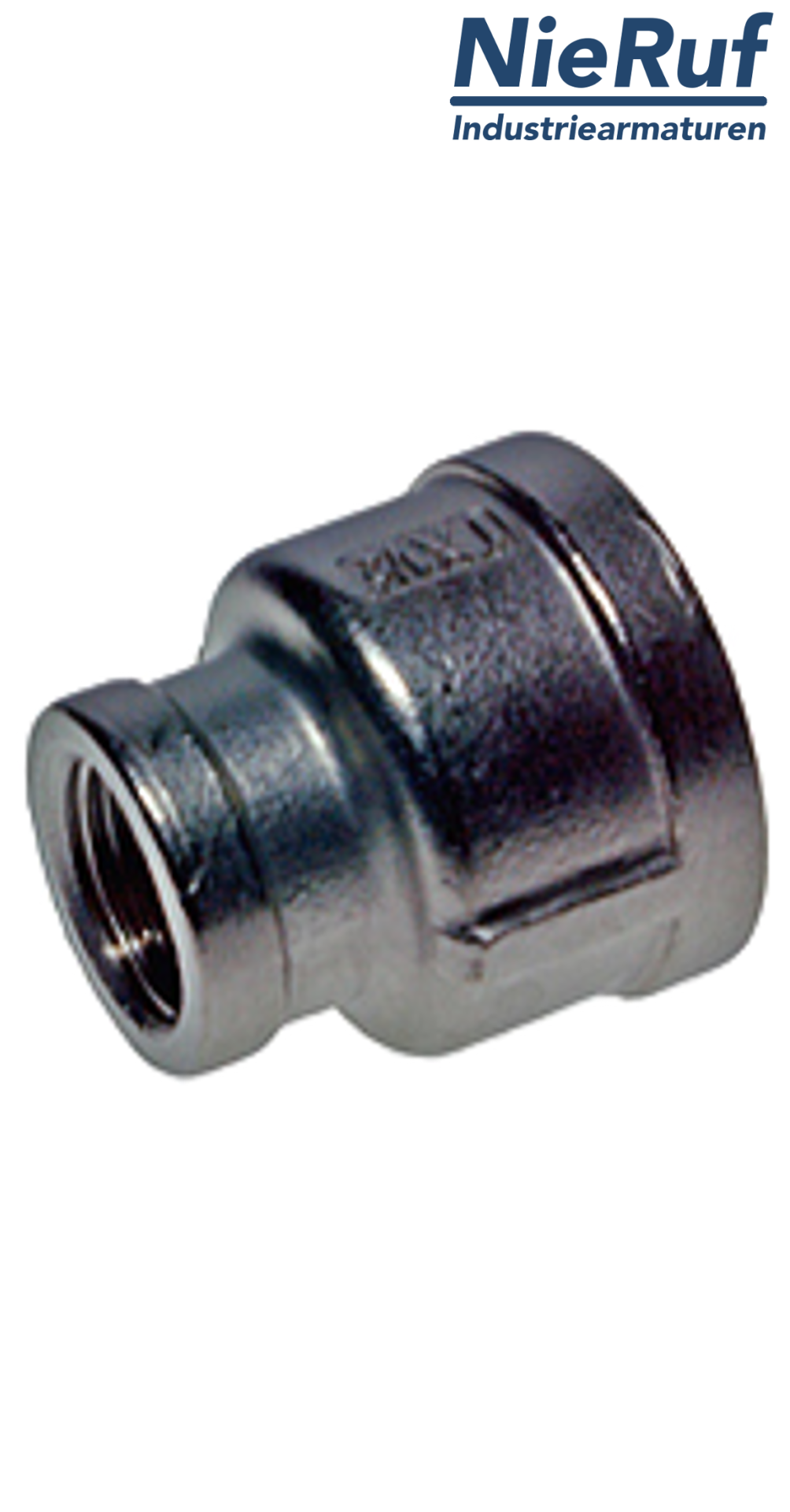 Reduziermuffe 1/4" x 1/8" Zoll NPT Innengewinde Edelstahl 316L