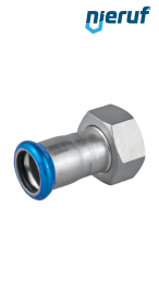 Anschlussverschraubung I Pressfitting DN12 - 15,0 mm Innengewinde 1/2" Zoll Edelstahl