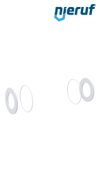 Dichtungssatz PTFE zu Typ GK17 DN80